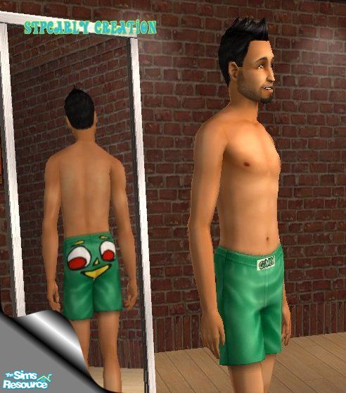 The Sims Resource - Gumby Boxers