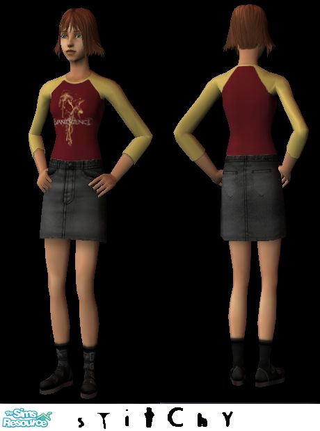 The Sims Resource - Evanescence Shirt