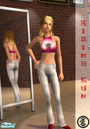 The Sims Resource - Miss Sixty Flare Nixie - White