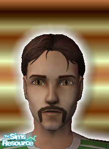The Sims Resource - Stages Mustache - Blond - Golden