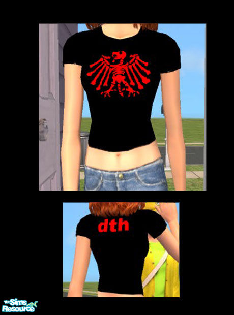 The Sims Resource - Die Toten Hosen T-shirt (punk collection