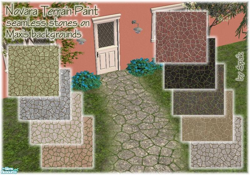 The Sims Resource - Novara Terrain Paint set